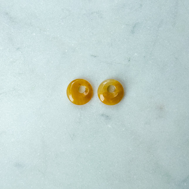 Golden Healer Donut Anhänger – für Hoop Ohrringe
