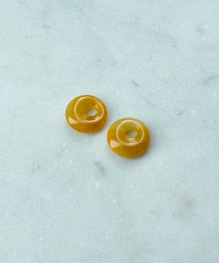 Golden Healer Donut Anhänger – für Hoop Ohrringe