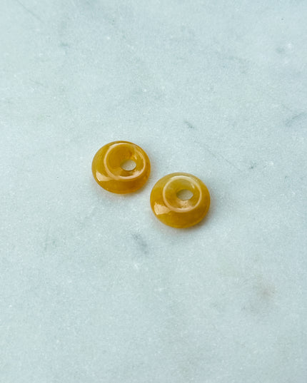 Golden Healer Donut Anhänger – für Hoop Ohrringe