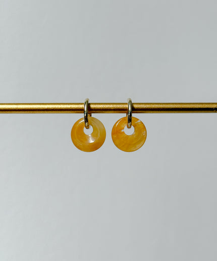 Golden Healer Donut Ohrringe – mit Hoop in Silber oder Gold