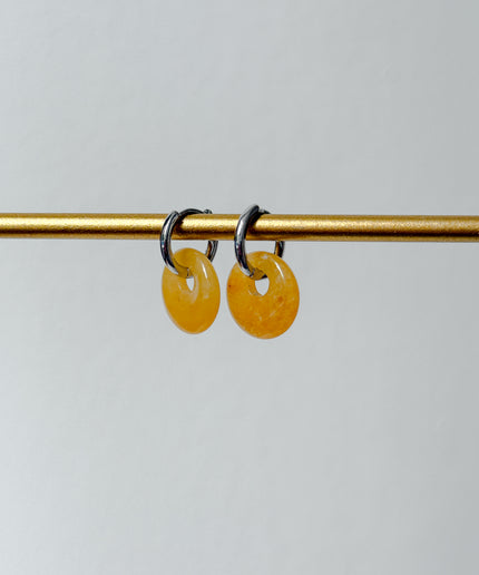 Golden Healer Donut Ohrringe – mit Hoop in Silber oder Gold