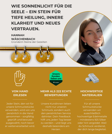 Golden Healer Donut Ohrringe – mit Hoop in Silber oder Gold