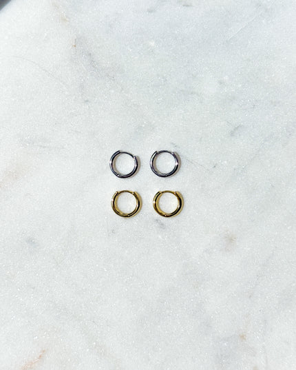Hoop Ohrring – Silber oder Gold