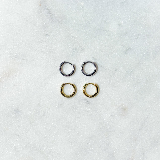 Hoop Ohrring – Silber oder Gold