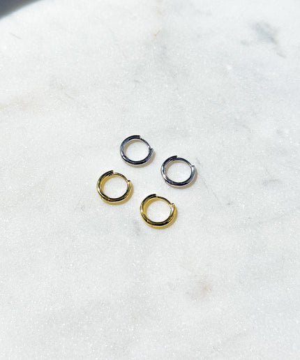 Hoop Ohrring – Silber oder Gold