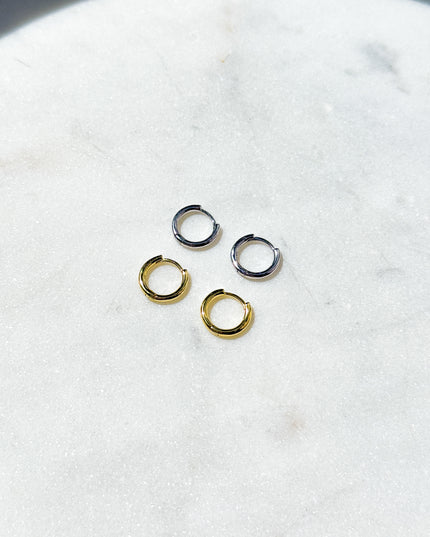 Hoop Ohrring – Silber oder Gold