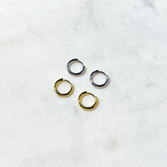 Hoop Ohrring – Silber oder Gold
