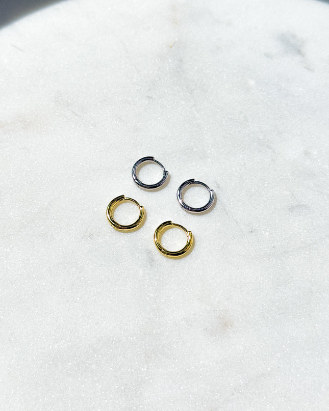 Hoop Ohrring – Silber oder Gold