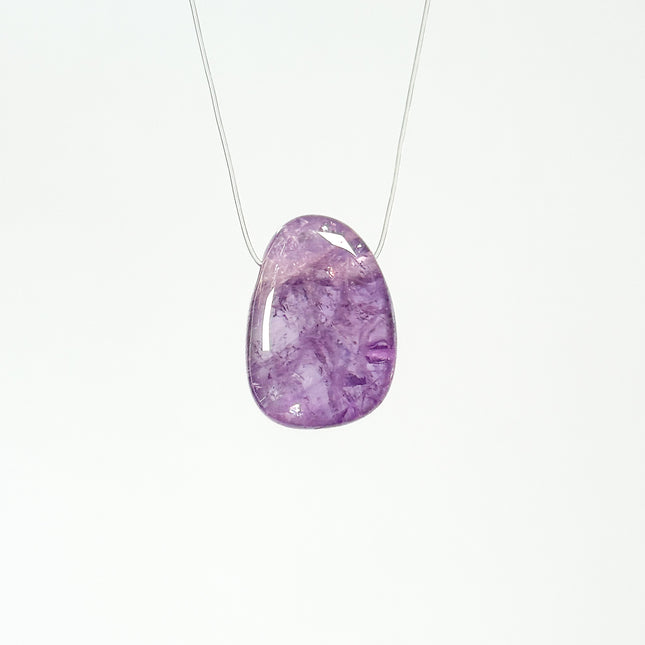 Amethyst Kettenanhänger - gebohrt