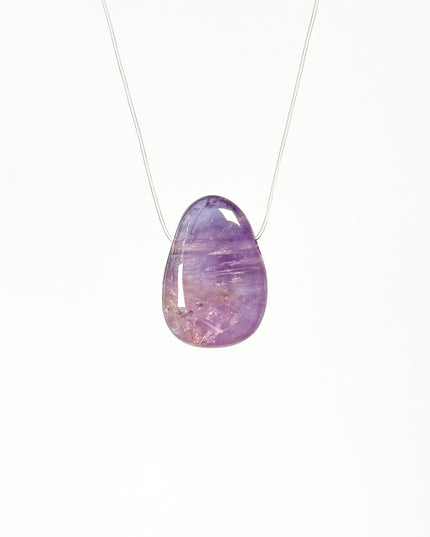 Amethyst Kettenanhänger - gebohrt