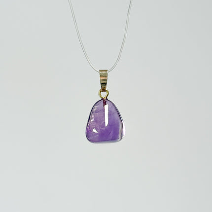 Amethyst Anhänger - vergoldet 925 Silber