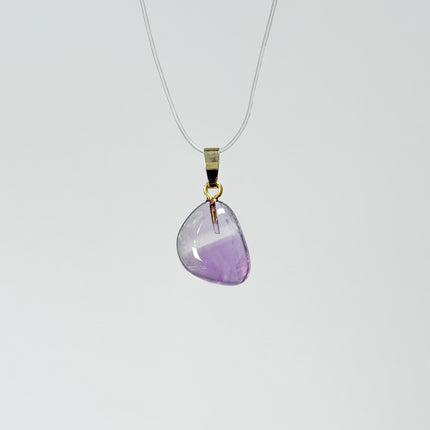 Amethyst Anhänger - vergoldet 925 Silber