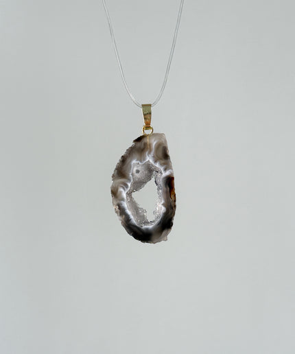 Achat Geode Kettenanhänger