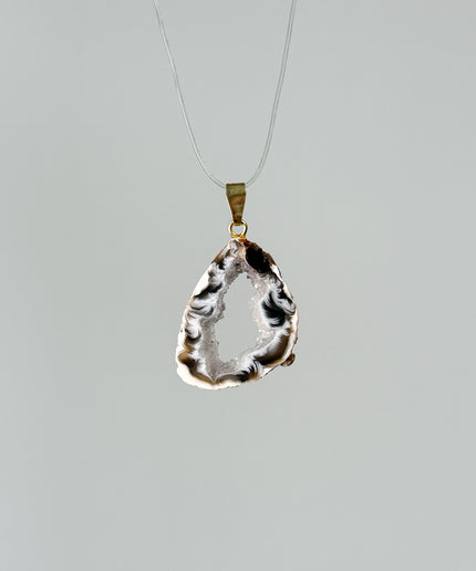 Achat Geode Kettenanhänger