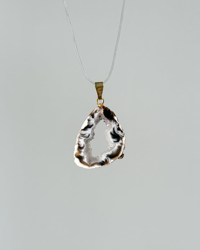Achat Geode Kettenanhänger