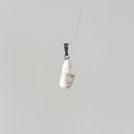 Magnesit Anhänger - 925 Silber