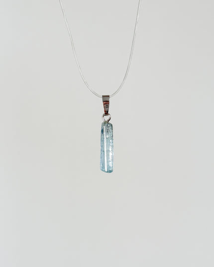 Aquamarin Anhänger (High Quality AAA) - 925 Silber
