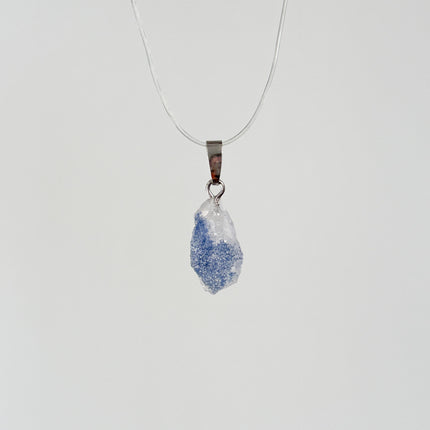 Dumortierit-Quarz Anhänger - 925 Silber