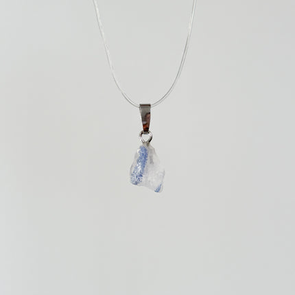 Dumortierit-Quarz Anhänger - 925 Silber