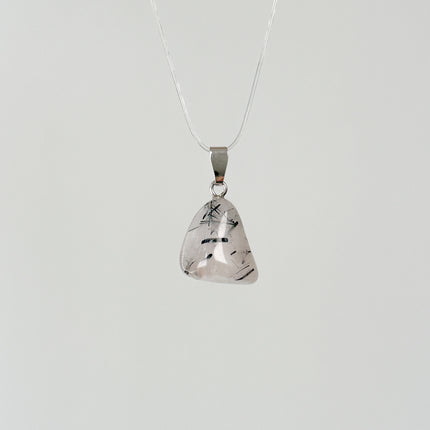 Turmalinquarz Anhänger - 925 Silber