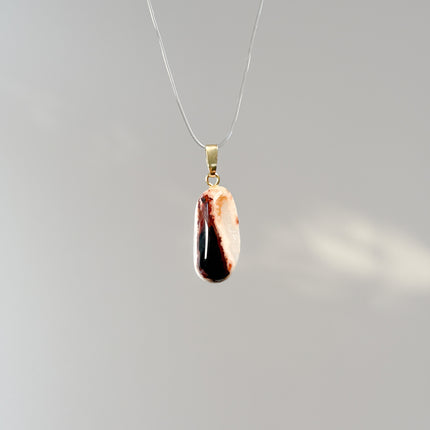 Sardonyx Anhänger - 925 Silber vergoldet