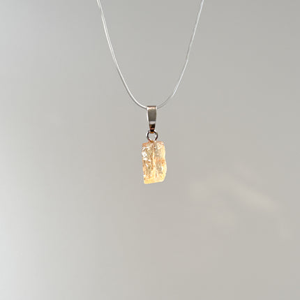 Imperialtopas (Königstopas) Anhänger - 925 Silber