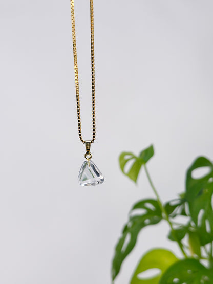 Bergkristall - 925 Silber vergoldet- Nr. 6