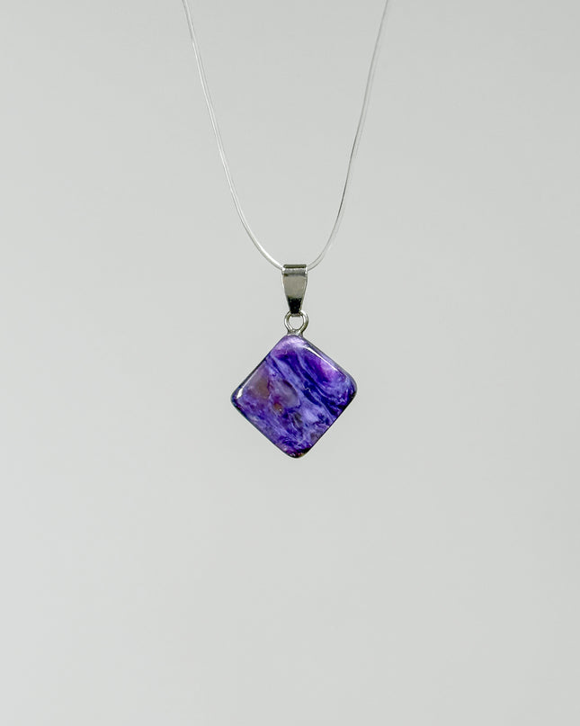 Charoit Anhänger - 925 Silber