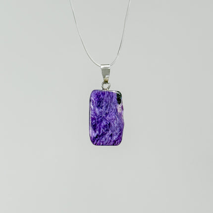 Charoit Anhänger - 925 Silber