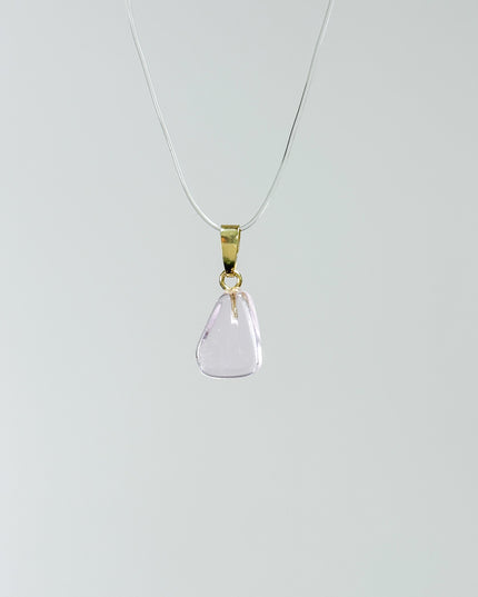 Kunzit Kettenanhänger