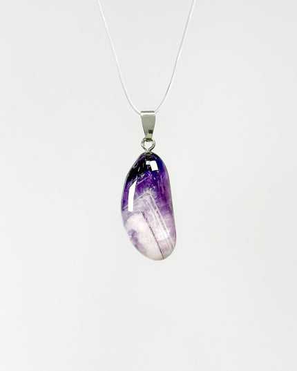 Amethyst Chevron Kettenanhänger