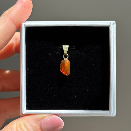 Opal (Feueropal) Kettenanhänger