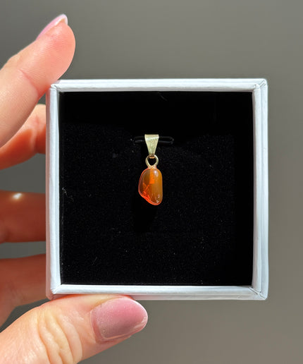 Opal (Feueropal) Kettenanhänger