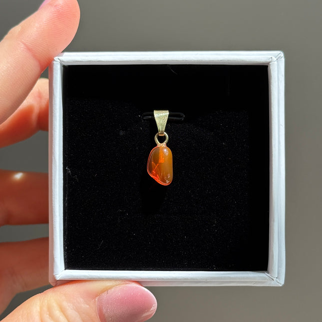 Opal (Feueropal) Kettenanhänger