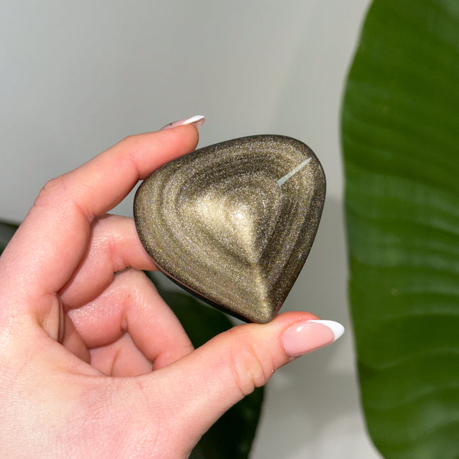 Goldobsidian Herz