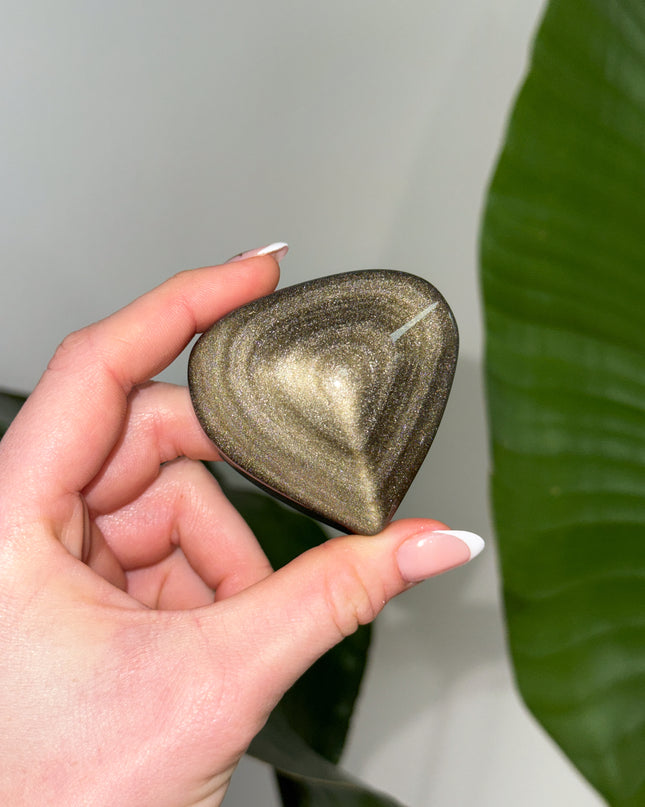 Goldobsidian Herz