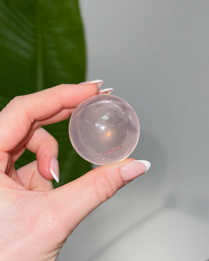 Rosenquarz Kugeln mit Stern