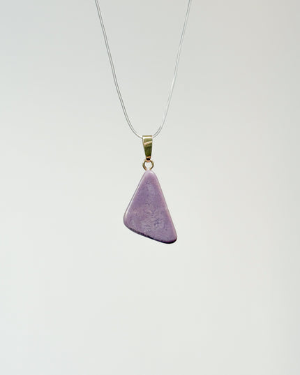Lavendel-Jade Kettenanhänger