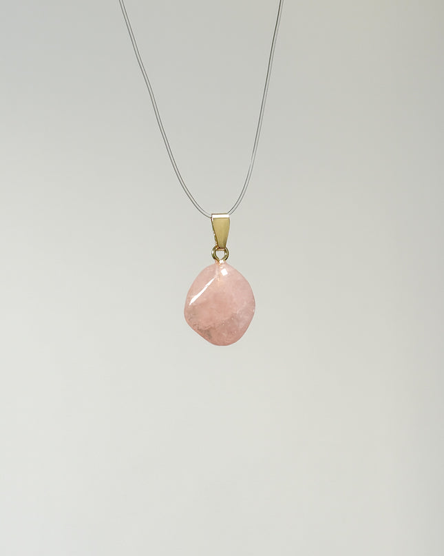 Morganit Kettenanhänger