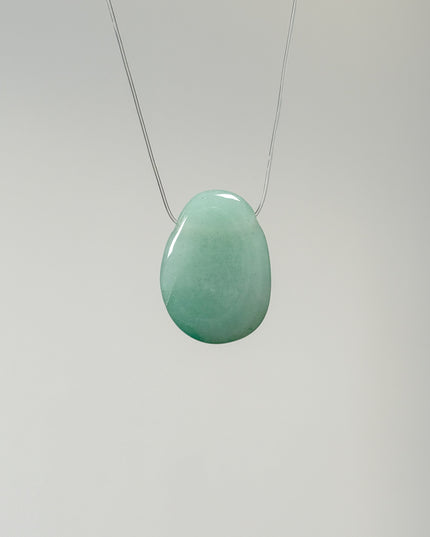 Aventurin Kettenanhänger - gebohrt