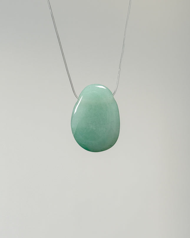 Aventurin Kettenanhänger - gebohrt