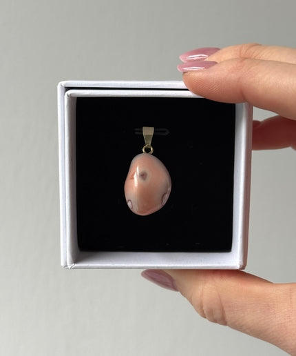 Botswana Achat (Rosa) Kettenanhänger