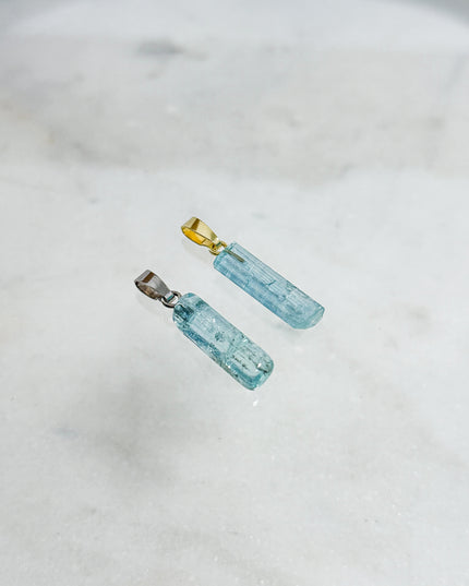 Aquamarin Kettenanhänger - Premiumqualität