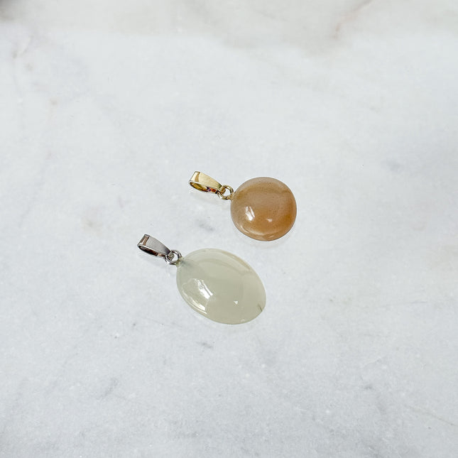 Mondstein (Cabochon) Kettenanhänger