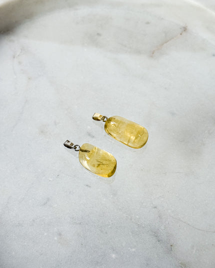 Honigcalcit Kettenanhänger