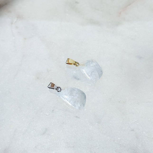 Regenbogen Mondstein Kettenanhänger