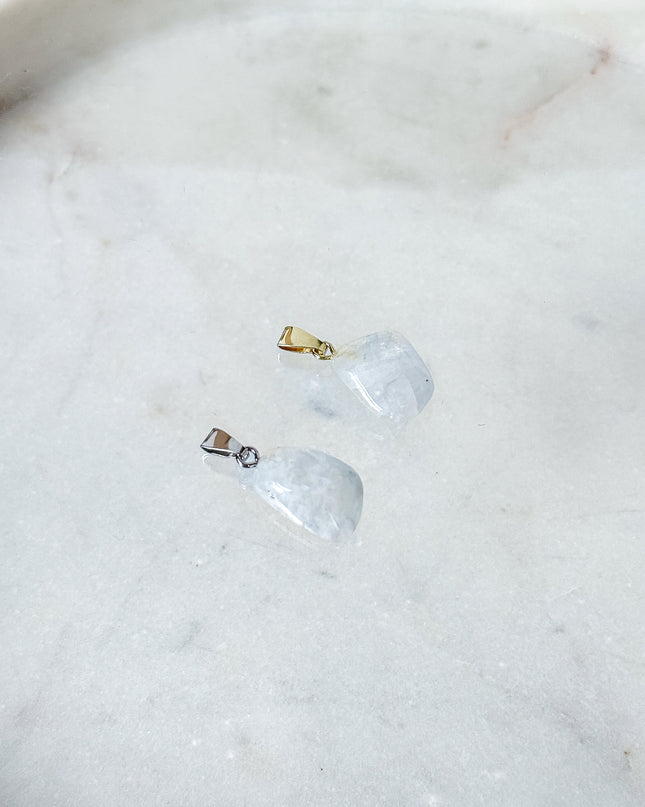 Regenbogen Mondstein Kettenanhänger