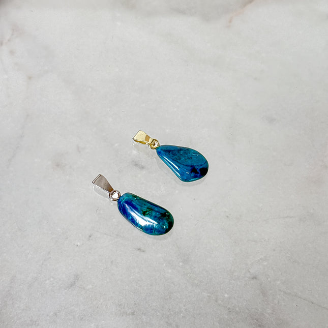 Chrysokoll Kettenanhänger