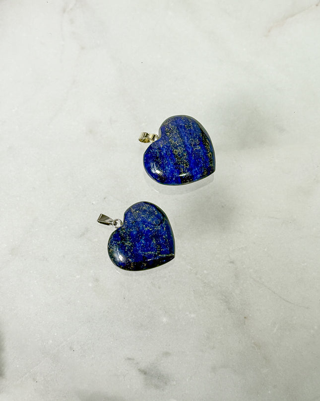 Lapislazuli Herz - Kettenanhänger