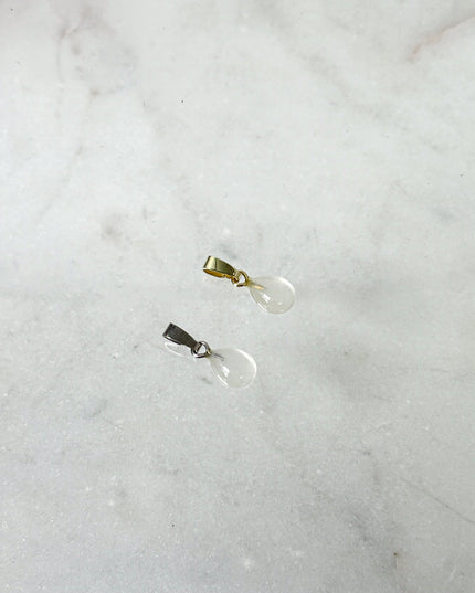 Mondstein mini Cabochon - Kettenanhänger